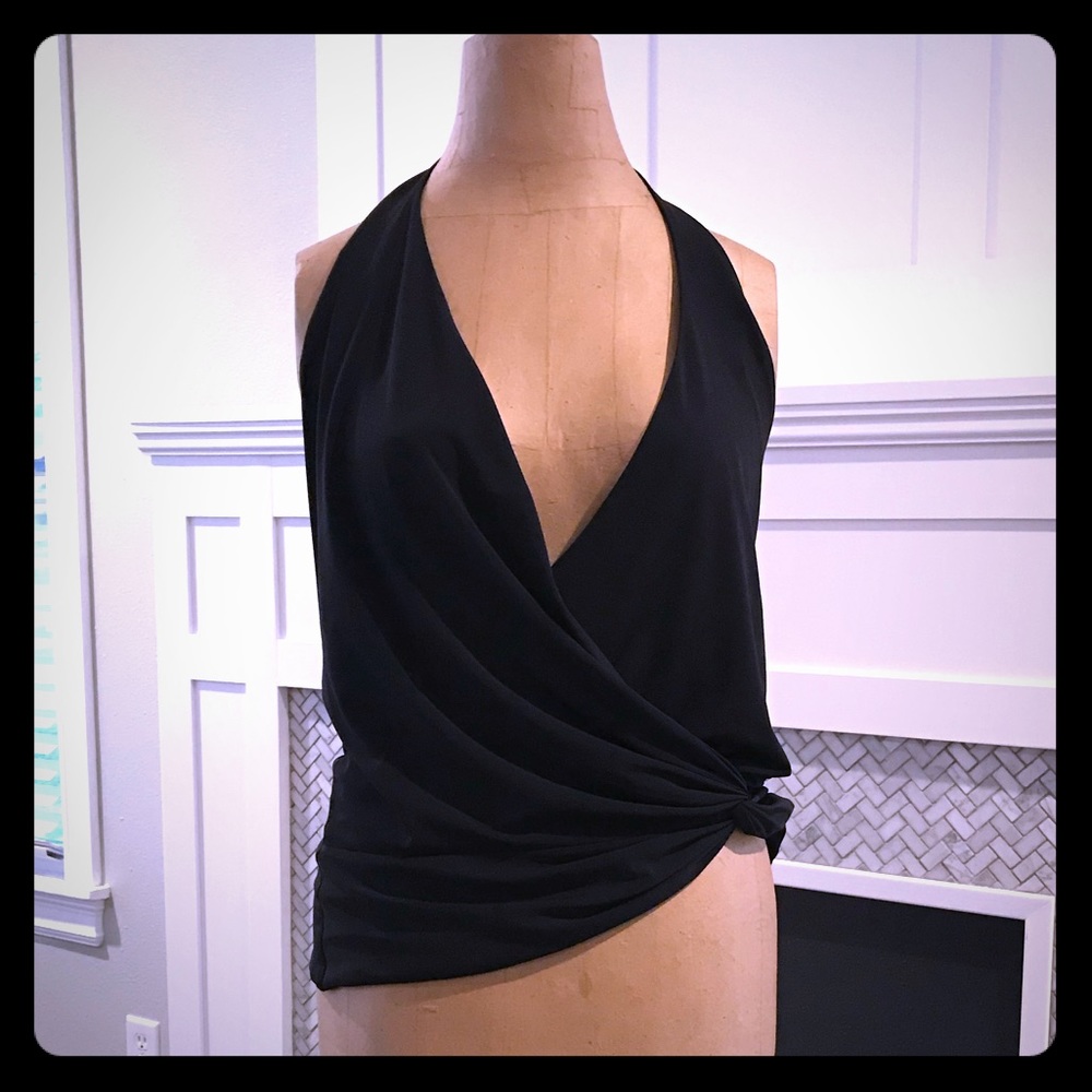 Laundry black sexy top